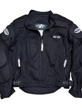 JOE ROCKET Protective Padded Mesh Motorcycle Biker Bomber Jacket Womens XL